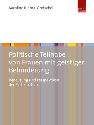 cover image of Politische Teilhabe von Frauen mit geistiger Behinderung